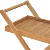 vidaXL Wózek na herbatę z litego drewna tekowego Podgląd zdjęcia produktu 4