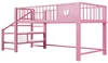 Hochbett 90 x 200 cm aus Metall mit Stauraumleiter – Produktbild-Vorschau 10