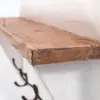 NÁSTĚNNÁ SKŘÍŇKA S VINTAGE VĚŠÁKEM | 60x26cm (ŠxV) | háčky Náhled obrázku produktu 4
