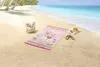 Beach towel Good Morning 75x150 cm - llama with cacti Produktbild-Vorschau 3