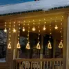 ECD Germany LED Lichtervorhang 2,2m mit 138 LEDs Warmweiß Produktbild-Vorschau 12