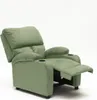 A green recliner chair with the footrest extended, shown against a white background. Voir les images du produit