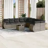 The Living Store 10-tlg. Garten-Sofagarnitur mit Kissen Produktbild-Vorschau 2