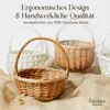 Creative Home Kleiner Weidenkorb mit Griff | Klein 22 x 22 Produktbild-Vorschau 3