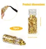 5 Flasche Blattgoldblätter Gold Folien Flocken Blattgold Produktbild-Vorschau 2