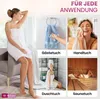 4er Set Duschtücher Plain weiß 70x140 : 70x140 : Weiss Produktbild-Vorschau 4