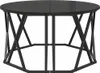 vidaXL Couchtisch Schwarz Eichen-Optik 80 x 80 x 42 cm Produktbild-Vorschau 6