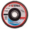 Fächerscheiben 125mm 10x Lamellenscheiben Korn P100 Produktbild-Vorschau 3