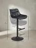 Technische Zeichnung des Barhockers mit allen exakten Maßen: Gesamthöhe 86-106 cm, Sitzhöhe 64-84 cm, und Standfuß-Durchmesser von 45 cm._#sku_SAFWL7.005# Produktbild-Vorschau