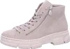 A single beige boot is shown against a white background. Podgląd zdjęcia produktu