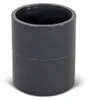 Mega Muffe PVC-U 50 mm Klebemuffe 16 bar, grau Produktbild-Vorschau 2