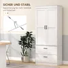 HOMCOM Mobile da cucina, mobile alto con ripiani Anteprima dell’immagine prodotto 7