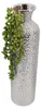 Bodenvase, Flaschenvase HELSINKI H. 38,5cm silber grau Produktbild-Vorschau 3