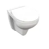 VIGOUR ONE Wand-WC Set mit WC-Sitz und Schallschutz, weiß Produktbild-Vorschau 1