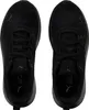 A top-down view of a pair of black Puma sports shoes. Produktbild-Vorschau