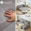 LVHOM Schlafsofa Ausziehbar 2-Sitzer Cord, Bettsofa mit Produktbild-Vorschau 5