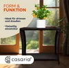 Casaria Table d'appoint en polyrotin Brun plateau de table Voir les images du produit 5
