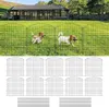 WOLTU 10 x Gartenzaun, Gitterzaun Oberbogen, Zaun für Produktbild-Vorschau 1