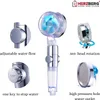 A product image showcasing a shower head with various features highlighted by text labels and inset images. Náhľad obrázku produktu