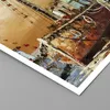 Poster - Poster ohne Rahmen - Kutter Hafen Öl - 70x50 cm - Produktbild-Vorschau 2