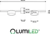 LUMILED plafonnier apparent spot de plafond GX53 douille Voir les images du produit 6