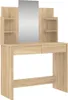 vidaXL Toaletka z lustrem dąb sonoma 96x39x142 cm Podgląd zdjęcia produktu 1