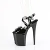 FLAMINGO-824 Damen Sandale von Pleaser, Schwarz Glanz , EU Produktbild-Vorschau 3