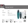 F2  SUP Stand Up Paddle Board Drive 350cm 11,5 Petrol Produktbild-Vorschau 6