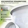 Plastard Blumentopf 10er Set Ø15 cm mit Untersetzer Weiss - Produktbild-Vorschau 3
