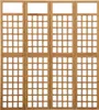A set of four wooden trellises arranged side-by-side against a white background. Náhled obrázku produktu
