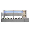 Merax Tagesbett Daybett 90x200cm, Schlafsofa mit 2 Produktbild-Vorschau 10
