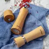Dřevěný hmoždíř z bambusu s keramickými mlýnky na pepř a Náhled obrázku produktu 7