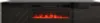 A black media console with an electric fireplace. Produktbild-Vorschau