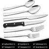 Besteck Set 12 Personen, 72-teiliges Edelstahl Besteckset Produktbild-Vorschau 2