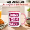 Tasse Abschied – „Wir müssen jetzt ohne dich klar kommen“ – Produktbild-Vorschau 3