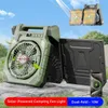 Solar Camping Ventilator mit LED-Licht, 10400mAh Akku, 10W Produktbild-Vorschau 3