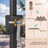 COSTWAY Doppelsonnenschirm 375x200cm, Gartenschirm mit Produktbild-Vorschau 9