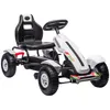 HOMCOM Kart à pédales pour enfants, siège réglable, pneus Voir les images du produit 1