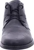 A close-up, front-facing view of a black leather boot. Produktbild-Vorschau