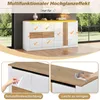 Merax Hochglanz Sideboard mit RGB LED Beleuchtung und 4 Produktbild-Vorschau 14