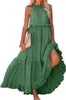 ASKSA Damen Langes Kleid Sommer Big Swing Strandkleid y Produktbild-Vorschau 2