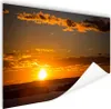 MuchoWow® Poster Sonnenuntergang mit Wolken 180x120 cm - Produktbild-Vorschau 1