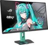 A computer monitor featuring an anime character. Voir les images du produit