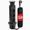 STOLMET Tower Power Schwarz Tischsteckdose versenkbar, 3x Produktbild-Vorschau 1
