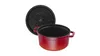 Staub Gusseisen Kasserolle, Kirschrot, 26 cm rund, mit Produktbild-Vorschau 7
