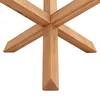 home24 Couchtisch - Rund - Glas / Eiche Massiv Produktbild-Vorschau 4