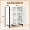KOMFOTTEU, mobiletto contenitore in legno, credenza con 3 Anteprima dell’immagine prodotto 3