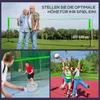 SPORTNOW Badminton Set, Badmintonnetz mit Ständer, Produktbild-Vorschau 5