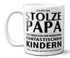 TassenKing Tasse mit Spruch STOLZER PAPA Kaffeetasse Produktbild-Vorschau 2