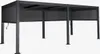sweeek - Pergola mit Lamellendach Palace 3x6m + 4 Markisen Produktbild-Vorschau 3